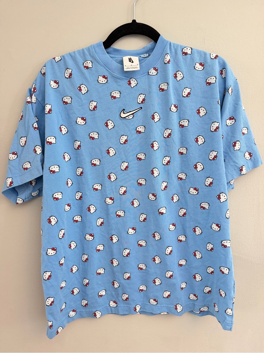 Nike x Hello Kitty T-Shirt in University Blue, Size Medium